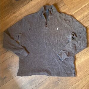 Polo Ralph Lauren Brown Quarter-Zip Pullover